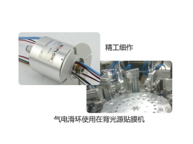 氣電滑環(huán)助力背光源貼膜機